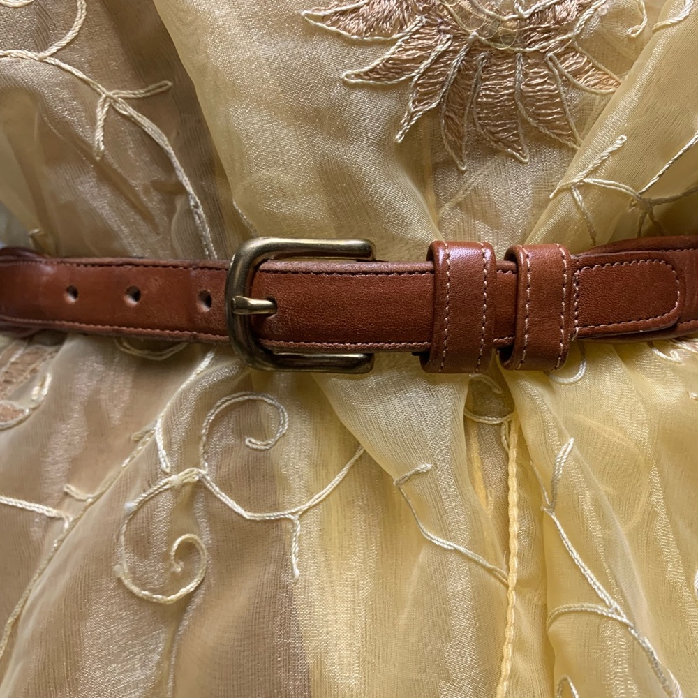 Vintage Coach Belt. Made in NYC. Size SMALL. 29 inches long.